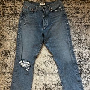 Agolde Riley Crop Jeans